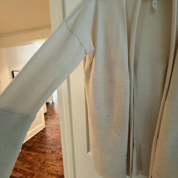 Lululemon Athletica Sweater | Sit In Lotus Wrap II cream size 12 - Picture 13 of 13